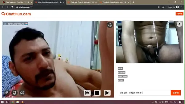 XXX Man eats pussy on webcam najlepsze klipy