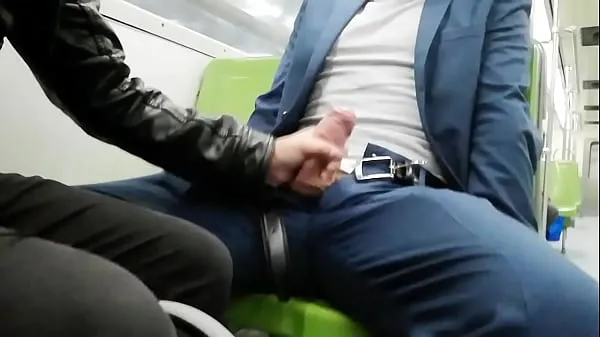 XXX Cruising in the Metro with an embarrassed boy top Clips