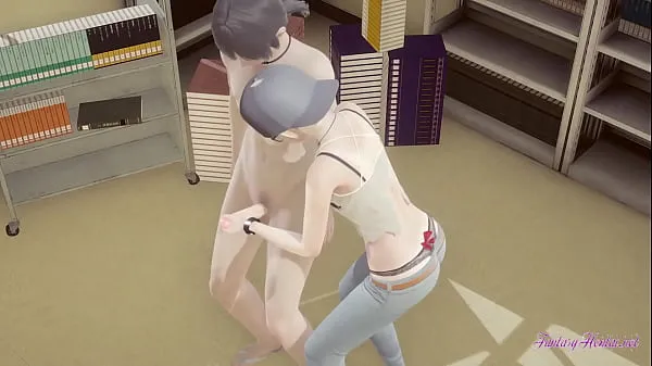 XXX Yaoi Femboy - Tod makes his boy enjoy in the library - sissy boy mmanga anime japanese asian gay porn top Clips