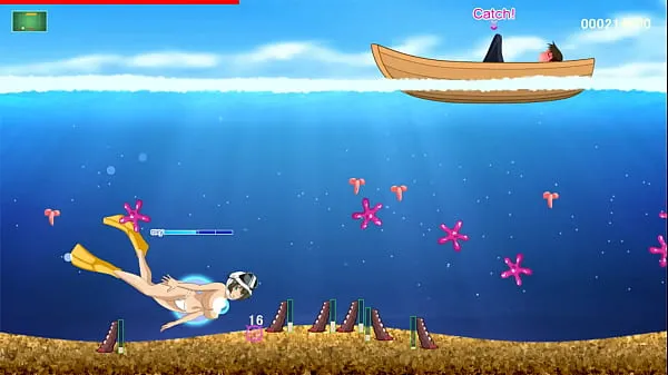 XXX Amakorium [PornPlay Hentai game] Ep.1 Top less bikini diving to make him cum more than 6 times topclips