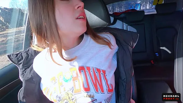 XXX Russian Hitchhiker Blowjob for Money and Swallow Cum - Russian Public Agent 인기 클립